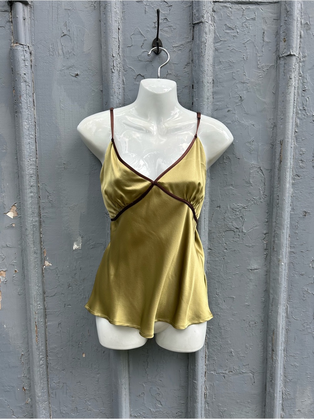Maison Essentiale (By Reiss) 90’s It Girl Green Silk Cami, M - Picture 3 of 9